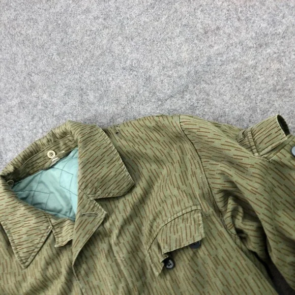 Vintage East Germany Military Jacket Stasi Raindrop Cold Weather Insulated k52